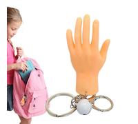 Jouets à main miniatures, porte-clés avec mains de doigt - Marionnettes à doigts sûres et flexibles | Jouets à main amusants et pour spectacle de marionnettes, interaction avec chat