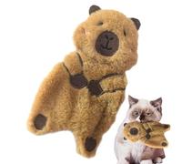 Jouets À Mordre Anti Stress Pour Chats - Jouets à Mâcher en Forme de Capybara pour Chats,Peluche Interactive Pour Chiot Contre Les Dents Qui Poussent Idéale Pour Chasse Exercice Quotidien Ennui