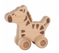 Jouets à pousser Zèbre en bois Goki®