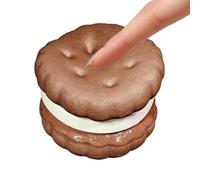 Jouets à Presser - Balle Anti-Stress réaliste en Forme de , 6 x 6 x 3 cm en Silicone Souple pour garçons et Filles, Jouet Amusant avec soulagement des mouvements, Jeu Famille, Gadget de Bureau