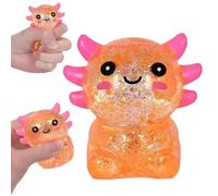 Jouets à Presser | Boules Anti-Stress à Paillettes et Retour Lent - Jouet antidestress pour Axolotl - pour Le Travail, Études, Voyages, Cadeaux de Fête, , Ados,