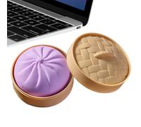 Jouets à Presser - Dumpling mystère géant | Jouet spongieux Jumbo Dumpling - Boule sensorielle réaliste en Peluche pour et Adultes, Jeu de Relaxation et Utilisation au Bureau, Mousse s