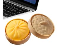 Jouets à Presser - Dumpling mystère géant | Jouet spongieux Jumbo Dumpling - Boule sensorielle réaliste en Peluche pour et Adultes, Jeu de Relaxation et Utilisation au Bureau, Mousse s