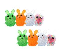 Jouets À Presser Souples, 8 Pièces, Lapin Adorable, Jouets À Presser, Décompression, Couleur Aléatoire