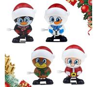 Jouets à remonter de Noël, New Jouets Mécaniques en Forme des Cartoons Mignons de Noël , Petits Cadeaux de Table Noel, Rembourrage pour calendrier de l'Avent pour enfants,Convient à tous les âges