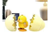 Jouets À Remonter Pour | Jeux de Société Rebondissants Interactifs,Œuf De Canard À Remontoir Gag Pour Tout-Petits - Pour Adultes Garçons Filles Voyage En Voiture Salle De Jeu Classe Sac À Surprises Fê
