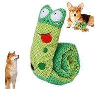 Jouets à renifler en forme d'escargot - Adorable forme en peluche, zone de cachette de friandises intégrée, confort à mâcher, design puzzle interactif pour les chiots | Jouet d'entraînement attrayant