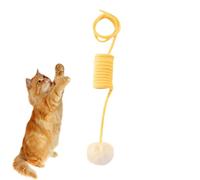 Jouets à ressort pour chat, jouets d'enrichissement pour chats d'intérieur,Jouet interactif à ficelle pour chat, boule suspendue pour chat | La boule légère de Teaser de chat joue le jouet interactif