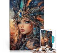 Jouets addictifs pour Le défi de l'intelligence cérébrale Belle sorcière Puzzle 1000 pièces pour Adultes 50x75cm décoration Murale pour Les 14 Ans et Plus