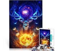 Jouets addictifs pour Le défi de l'intelligence cérébrale Héraut de la Nuit étoilée Puzzles pour Adultes de 1000 pièces 50x75cm Œuvre d'art