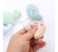 Jouets Animaux De Dessin Animé Pour Chien, Mini Peluche Mignonne À Mâcher Pour Chien Chat Hérisson/Baleine/Éléphant/Oiseau