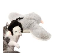 Jouets animaux interactifs oiseaux volants - Jouet d'oiseau pour chats de compagnie - Jouets d'à chat de moineau à ailes battantes, gazouillis vifs, jouet interactif de chat de Simulation d'oiseau