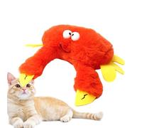 Jouets animaux interactifs oiseaux volants | Jouet d'oiseau pour chats de compagnie - Jouets en peluche moelleux pour chien, activé au toucher, jouet interactif réaliste pour chat et oiseau, ailes à b
