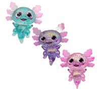 Jouets Anti-Stress Axolotl, 3 balles sensorielles, Boules de pâte à Presser en Forme de Salamandre 3D, Jouets Anti-Stress pour fête, paniers Pâques pour Enfants et Adultes, Jouet Bain Axolo