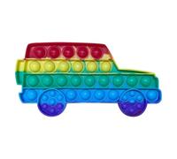 Jouets anti-Stress pop arc-en-ciel pour enfants, modèle de hamburgers, bulle Push pour mains, Popins Squishy Pops, soulage le Stress, nouvelle collection
