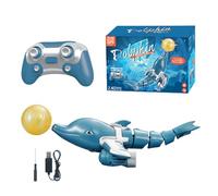 Jouets Aquatiques pour Bateau RC, Simulation de Dauphin RC pour Piscine - Jouets de Piscine imperméables Dolphin | Dauphin à Haute Simulation avec Conception de Rotation de Balle, contrôle multidir