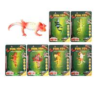 Jouets aquatiques qui changent de couleur | 6 figurines d'animaux lézard - Récompenses préférées de fête pour enfants de 3 ans et plus