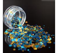 Jouets Artisanaux À Paillettes Jaunes, Pièces De 1 @ #1, Artisanat, Tranches De Fimo, Breloques D'Addition, Fournitures De Slime Duveteux, Jouets Artisanaux Pour Ongles Clairs