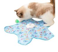 Jouets automatiques pour chats - Jouets félins stimulants en forme d'étoile - Jeux avec modes de vitesse pour stimulation mentale, entraînement, escalade, ennui et chasse