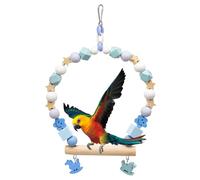 Jouets balançoires pour oiseaux, perchoir à mâcher, gymnastique à bascule pour oiseaux, accessoires de cage à oiseaux, jouets de balançoire pour perroquet, perruche, conure, calopsitte, myna, intime,