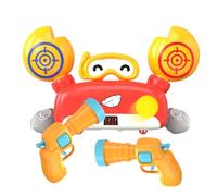 Jouets Bébés Crabe Électrique - Crabes À Induction Sensorielle Jeu Compétitif Jouet Interactif À Deux Joueurs,Jouet Interactif D'amusement D'amusement De Crabe Électrique De Tirs De Balle