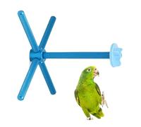 Jouets Cacatoès - Interactif amusant à croquer pivotant - Perchoir et jouets à mâcher pour perroquets et conures,pour cage intérieure maison cornée Agaporni moineaux canaris mastication