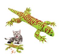 Jouets chat lézard chat lézard chat - Adorable jouet pour chat en forme de lézard avec papier froissé - Jouets à mâcher pour chat, articles pour chats, jouets pour