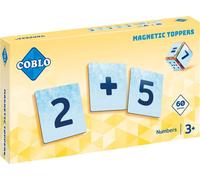 Jouets Coblo Toppers carreaux magnétiques chiffres 60 pièces