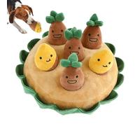 Jouets couineurs interactifs pour chien, jouet couineur pour chien, tapis à renifler, tapis à renifler interactif pour chiens avec pomme de terre qui couine, jouets puzzle en peluche pour chiens de