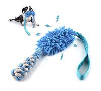 Jouets couineurs pour chien avec nœuds de cordes pour chien pour s'amuser et nettoyer les dents, jouets à mâcher pour chiot et chiot - Jouet en corde pour dressage de chiens de petite et grande taille