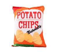 Jouets couineurs pour chien conçus comme des formes de collation, jouet en peluche aide à faire la dentition pour les petits chiens et les chiots.