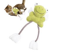 Jouets Couineurs Pour Chien - Crépitant En Forme De Grenouille Avec Corde En Coton | Jouets À Mâchonner Rembourrés Pour Chiots - Pour Chiot Race Mâchonnement Nettoyage Dentaire Mastication Aggressive