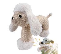 Jouets couineurs pour chien, jouet en peluche pour chien - Animaux à mâcher pour chien grinçant | Jouet de nettoyage des dents de chien super doux, jouet en peluche indestructible pour chiens de petit