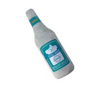 Jouets couineurs pour chiens | Jeu amusant en forme de bouteille de vin, jouets en peluche, pour mâcher, rapporter la dentition, stimulation mentale, activité physique