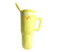 Jouets couineurs pour chiens | Tasse à eau en peluche pour le dressage de mastication, anneau de dentition pour soulager les chiens, pour les petites races de taille moyenne et grande, dentition