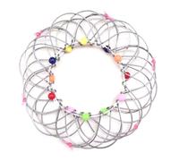 Jouets Créatifs De Transformation En Fil Fait À La Main, Jouet Puzzle Avec Anneau En Acier Adouci, Panier À Fleurs De Variété