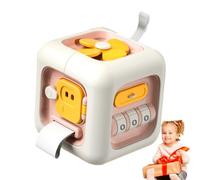 Jouets Cube d'Activités - Jeu Éducatif de Voyage pour Développer la Motricité Fine,Cube d'Activités pour | pour Garçons et Filles Anniversaire Vacances Occasions Festives Avion Salle de Classe