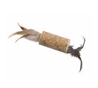 Jouets cylindre en liège avec hochet pour chat Nobby Pet Marron 7,5/20 cm