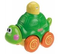 Jouets d eveil : tortue press and go avec sons et musique - jouet enfant premier age - nouveaute - fisher price