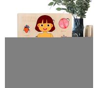 Jouets d'Anatomie pour - Parties du Corps Humain en Bois Éducatif | Jeux de Voyage Éducatifs pour l'Apprentissage des et Adolescents