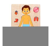 Jouets d'Anatomie pour | Puzzle Éducatif en Bois du Corps Humain - Jouets de Développement pour et Adolescents, pour l'Éducation, l'enseignement, Les Filles, Les Tout-Petits, Le Voyage et à