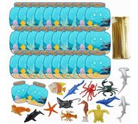 Jouets d'animaux marins pour enfants, échange de classe, coffret cadeau de saint-valentin, cadeaux de fête de
