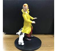 Jouets D'Animevogue Statue Herge Adventure Comic Anime Tintin Milou Milou en Difficulté Figure Modèle Jouet 20 Cm