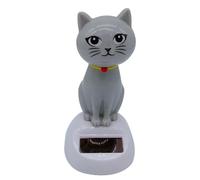 Jouets Danse À Énergie Solaire - Jouet De Danse Solaire Chat | Oscillant De Bande Dessinée Alimentées Par La Lumière, Petit Décor Animé De Tableau De Bord De Voiture Bobble Dancer Pour enfantt,