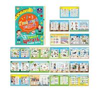 Jouets d'apprentissage de l'alphabet russe - Livre parlant interactif avec lettres russes, livre électronique éducatif pour les activités domestiques de maternelle, anniversaire, Noël