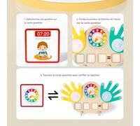Jouets d'apprentissage des Mathématiques Maternelle | Jouet Mathématique De Comptage sur Les Doigts avec Addition Et Soustraction | Outils Pédagogiques Éveil 3 8 Ans Garçons Filles