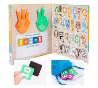 Jouets d'apprentissage du Compte pour Tout-Petits - Jouets Éducatifs de Tri et Empilage pour Tout-Petits | Jeu de Blocs avec Cartes Lettres pour Anniversaire Filles Garçons Maternelle Classe