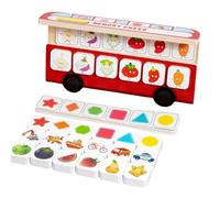 Jouets d'apprentissage pour Match De Mémoire - Matériau en Bois, Jeu D'association Stratégique, Jeu Éducatif Interactif | Réunions De Vacances, Enseignement À Domicile, Voyages, Pique-niques E
