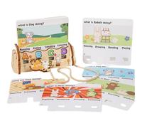 Jouets d'apprentissage précoce - Cartes Flash d'apprentissage de l'anglais | Jouets de Formation de Mots | pour garçons Filles élèves du Primaire Salle de ole à Domicile soirées en FA