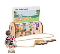 Jouets d'apprentissage Précoce | Cartes Flash pour Apprentissage de l'Anglais | Jeu De Table De Déblocage des Mots | pour Élèves du Primaire en Classe Et en École À La Maison avec Programme Scolaire